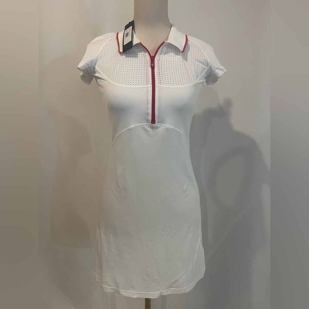 L’ETOILE MESH ZIP PERFORMANCE DRESS - Picture 7 of 10